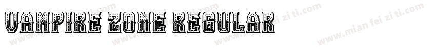 Vampire Zone Regular字体转换